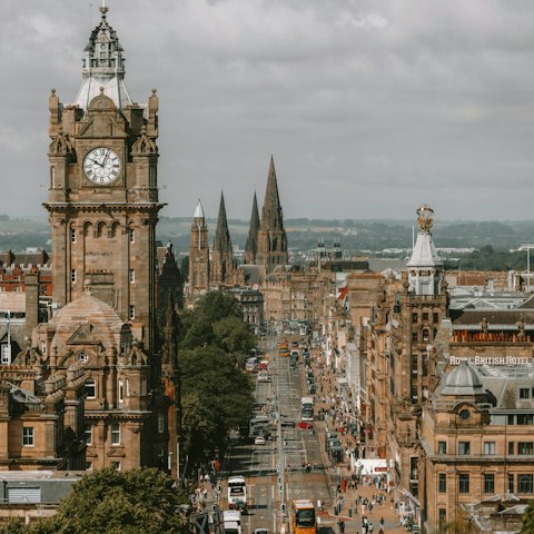 Step outside and straight into the heart of New Town