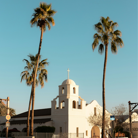 Stay in Old Town Scottsdale, known for its galleries, bars and boutiques