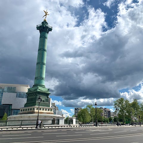Soak up the history of the Bastille – it's a short walk away