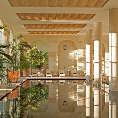 Stay at this home for complementary spa access