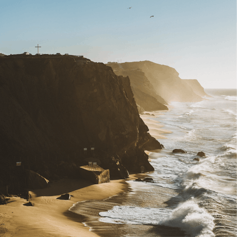 Explore the ruggedly handsome coastline of Santa Cruz on the island of Madeira