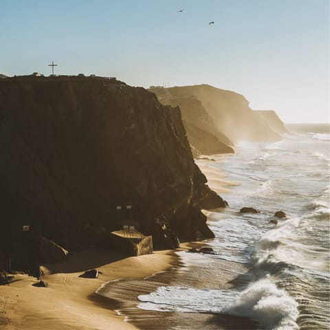 Explore the ruggedly handsome coastline of Santa Cruz on the island of Madeira