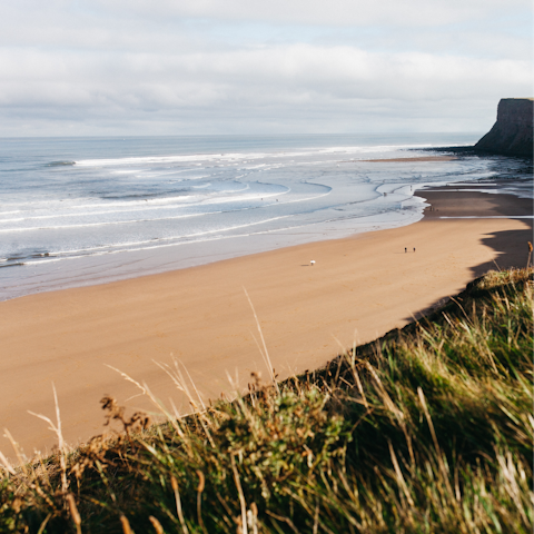 Stroll along the beach at nearby Grange-over-Sands