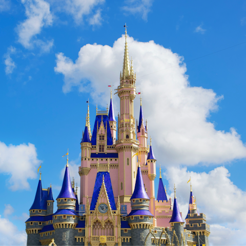 Spend your day at the Magic Kingdom, just a short drive away