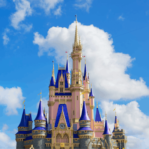 Spend your day at the Magic Kingdom, just a short drive away