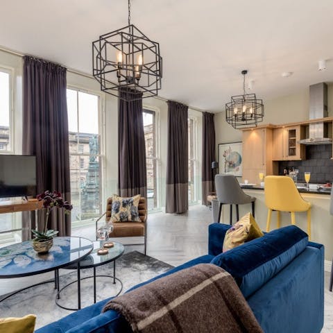 Savour the view from the comfort of the sofa