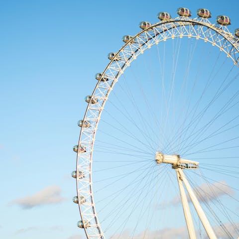 Ride the Northern Line to Waterloo and see the London Eye