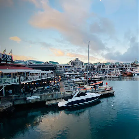 Stroll down to the V&A Waterfront for museums, restaurants and adventures right on the sea
