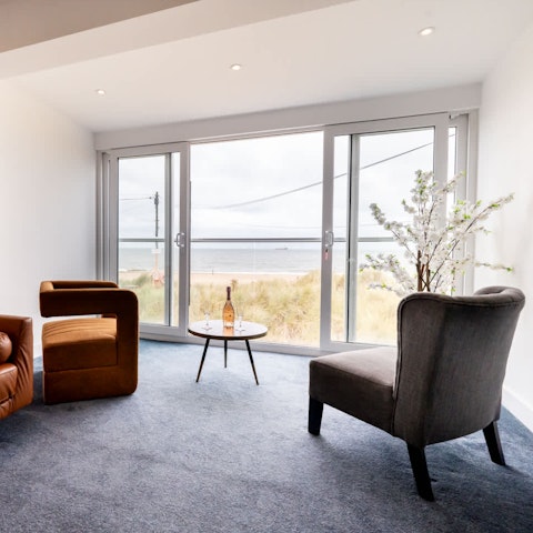 Wind down and savour the views from the living room