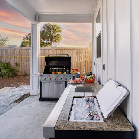 Fire up the barbecue for an alfresco feast