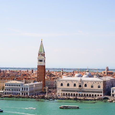 Visit the famous Doge's Palace and St. Mark's Square