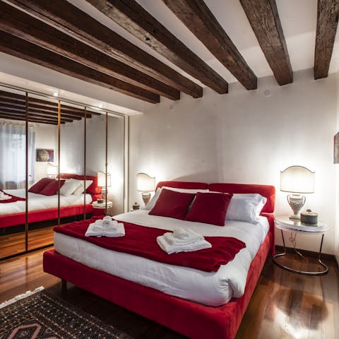 Wake up in the beamed bedrooms, rested and ready for another day of sightseeing