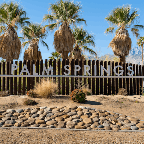 Enjoy a desert getaway to sunny Palm Springs