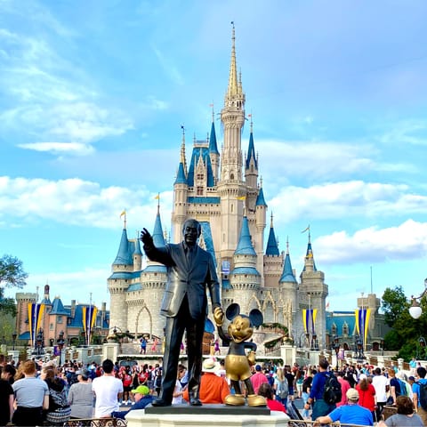 Spend the day at magical Disney World, just a seven-minute drive away