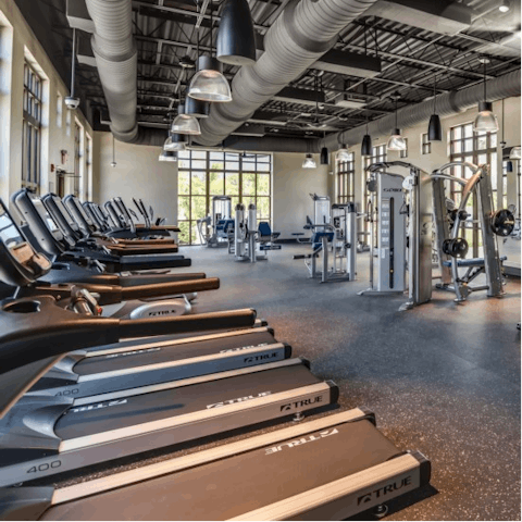 Start the morning with a workout in the fitness centre
