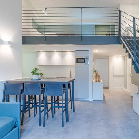 Relax in your apartment after a day of sightseeing