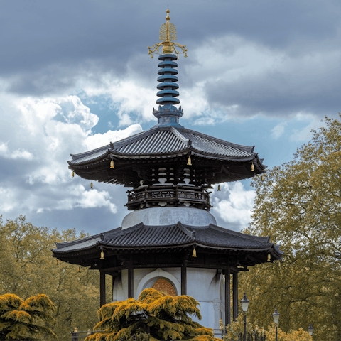 Stroll through Battersea Park to get to the Power Station, a great spot for lunch