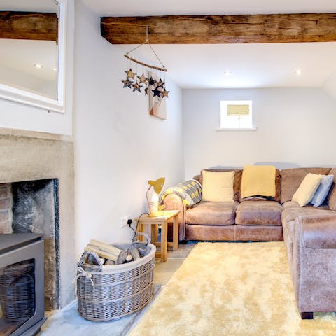 Spend cosy evenings with a book by the fire