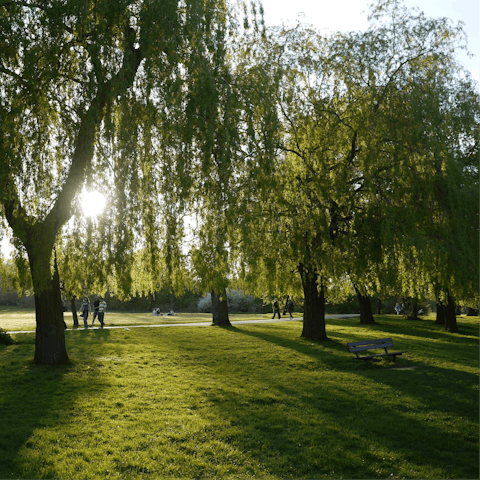 Take a three-minute wander to the edge of Hampstead Heath, then get ready to explore this vast parkland