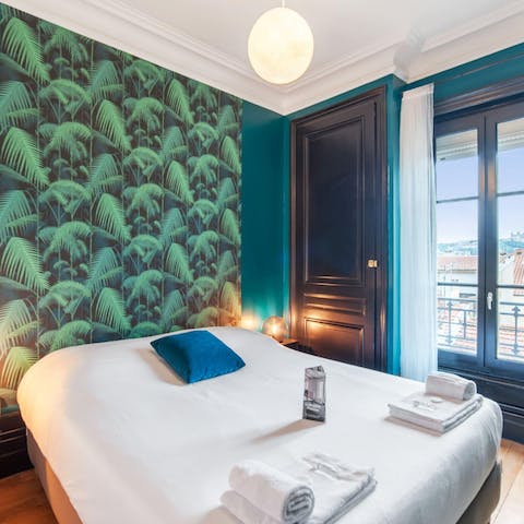 Fall in love with the romantic bedroom