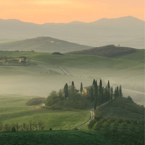 Embrace the magic of Tuscany from this home just outside the village of Pergo
