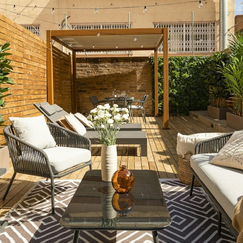 Find the perfect spot for sunset drinks on the terrace