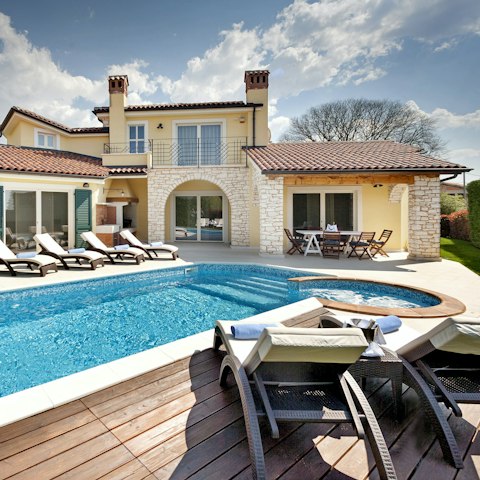 Make poolside lounging the order of the day