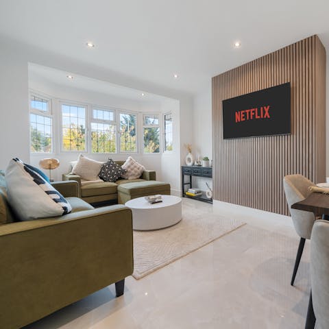 Relax and disconnect with cosy movie nights