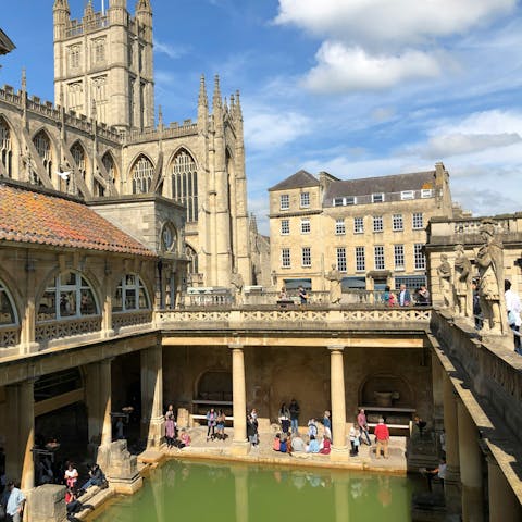 Visit the historic Roman Baths