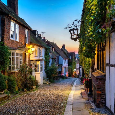 Explore the cobbled streets of Rye