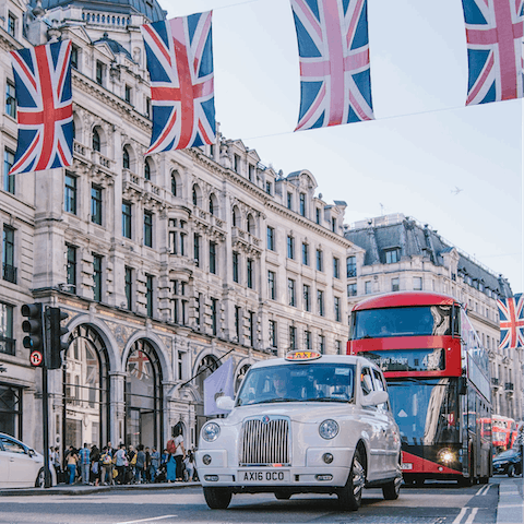 Shop on Oxford Street – nine minutes away by tube