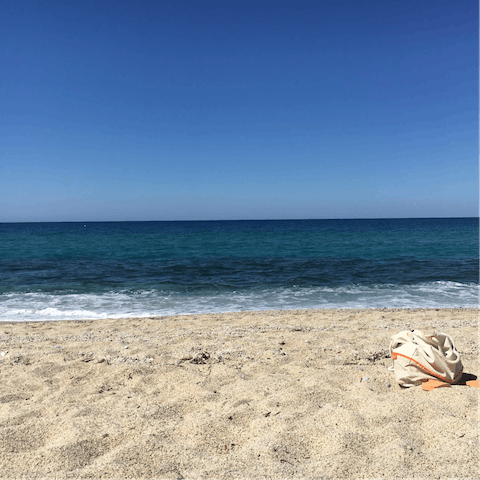 Stroll down to Kalkan beach in twenty minutes and swim in the Mediterranean Sea
