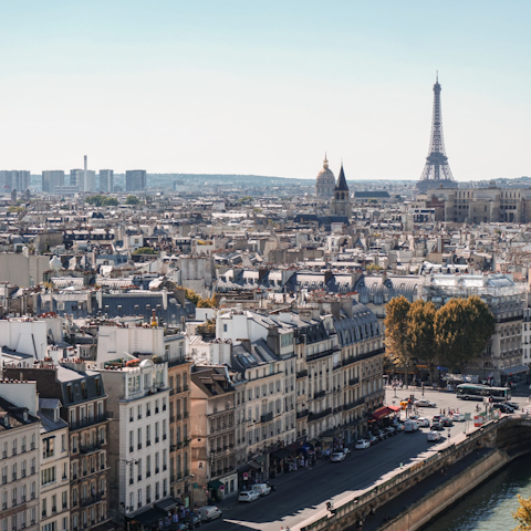 Stay in the vibrant 17th arrondissement