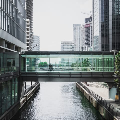 Stay in the heart of London's bustling Canary Wharf, a ten-minute walk from One Canada Square