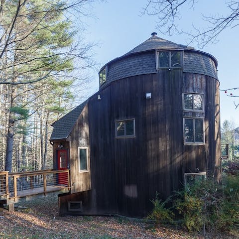 Stay in a converted willow silo