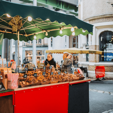 Pick up treats from Borough Market – a short walk away