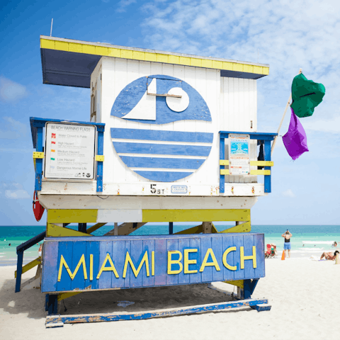 Soak up the sun on Miami Beach