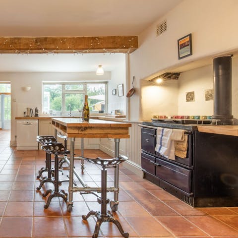 Cook up a delicious Sunday roast on the Stanely stove