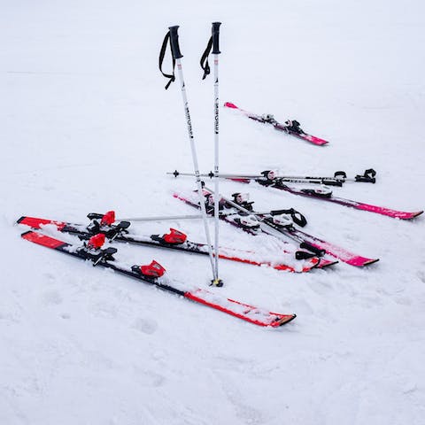 Head to the piste in winter – Homewood Ski Resort is less than ten minutes by car