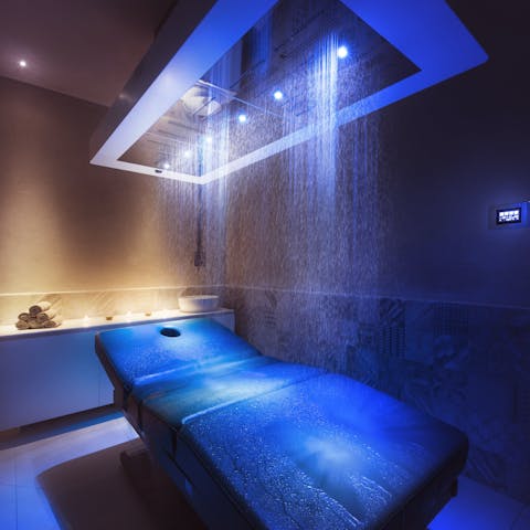 Indulge in a massage or facial at the resort's spa