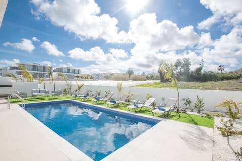Stretch out on a lounger or enjoy a dip in the pool