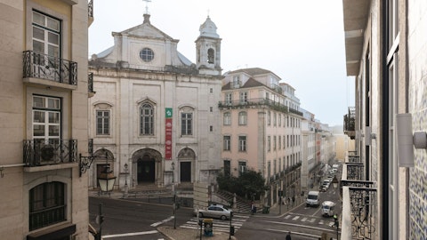 Admire views of historic city sights from the wrought-iron balcony