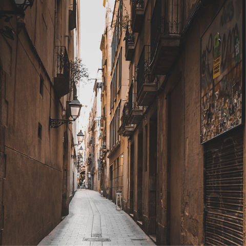 Discover local tapas bars in the streets surrounding this apartment