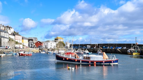 Stroll down to Mevagissey's harbour and join the South West Coast Path