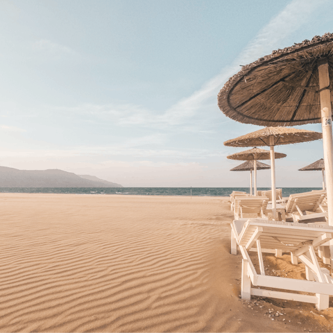 Drive down to Crete's spectacular coastline in around ten minutes