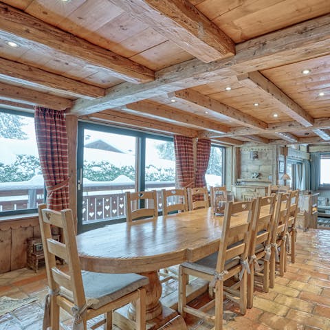 Gather everyone around the dining table for a hearty, home-cooked meal