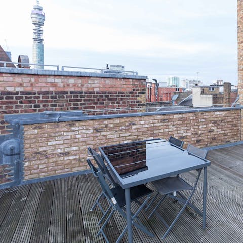 Gather together on the private terrace for celebratory sundowners