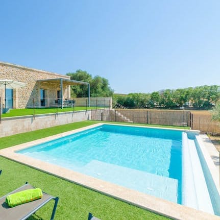 Take a dip in the private saltwater pool in the afternoon