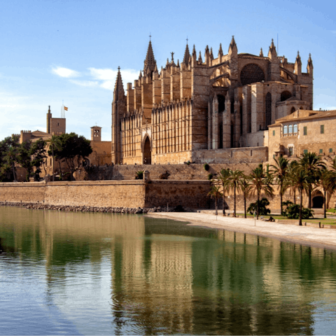 Drive to the ornate city of Palma in just forty minutes