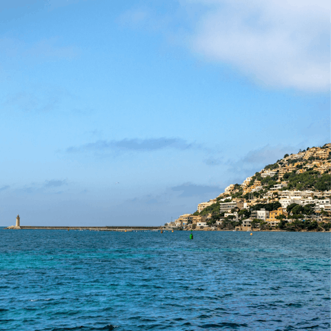 Drive to Port d'Andratx to explore the southwest Mallorcan coastline